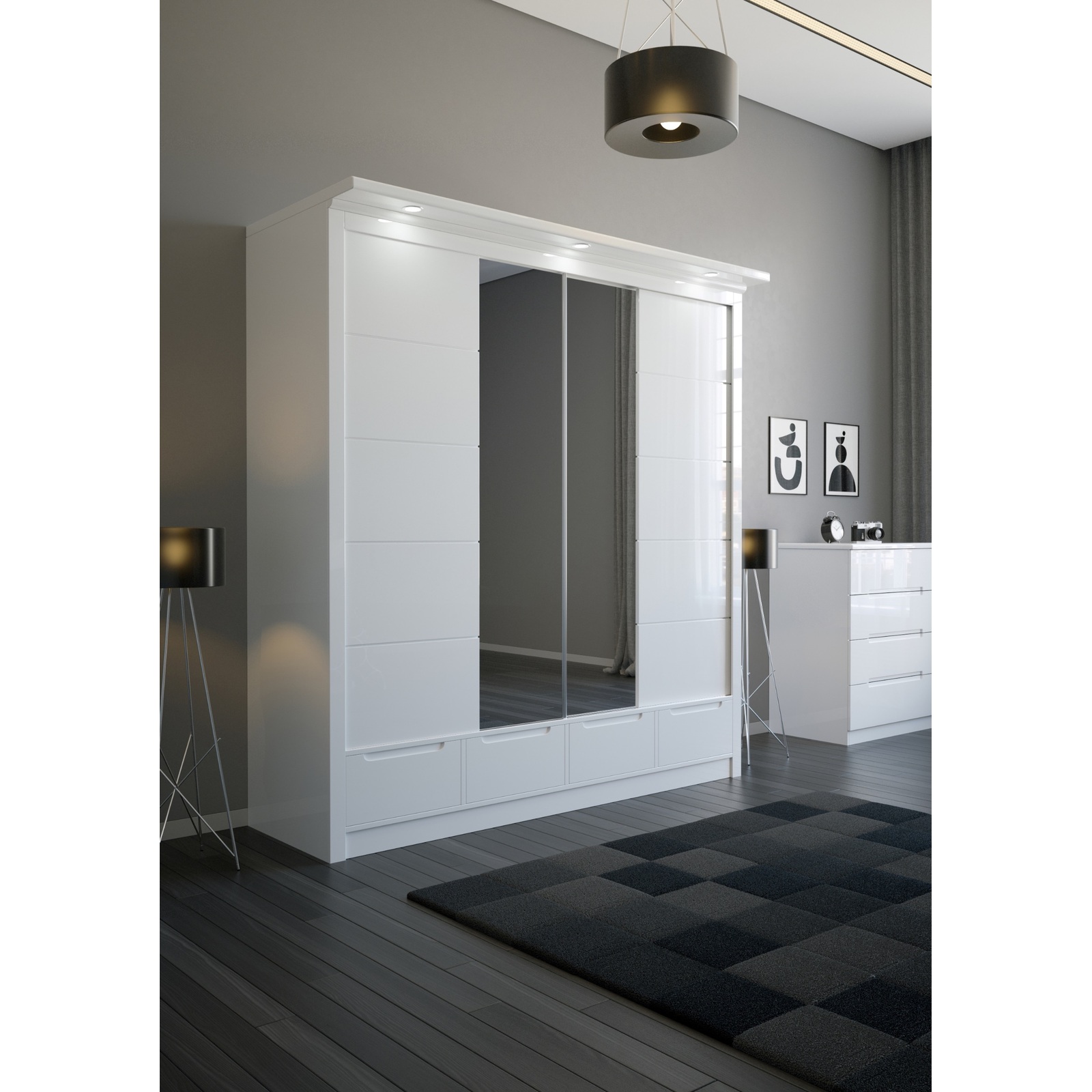 B04 Bedroom Set – White