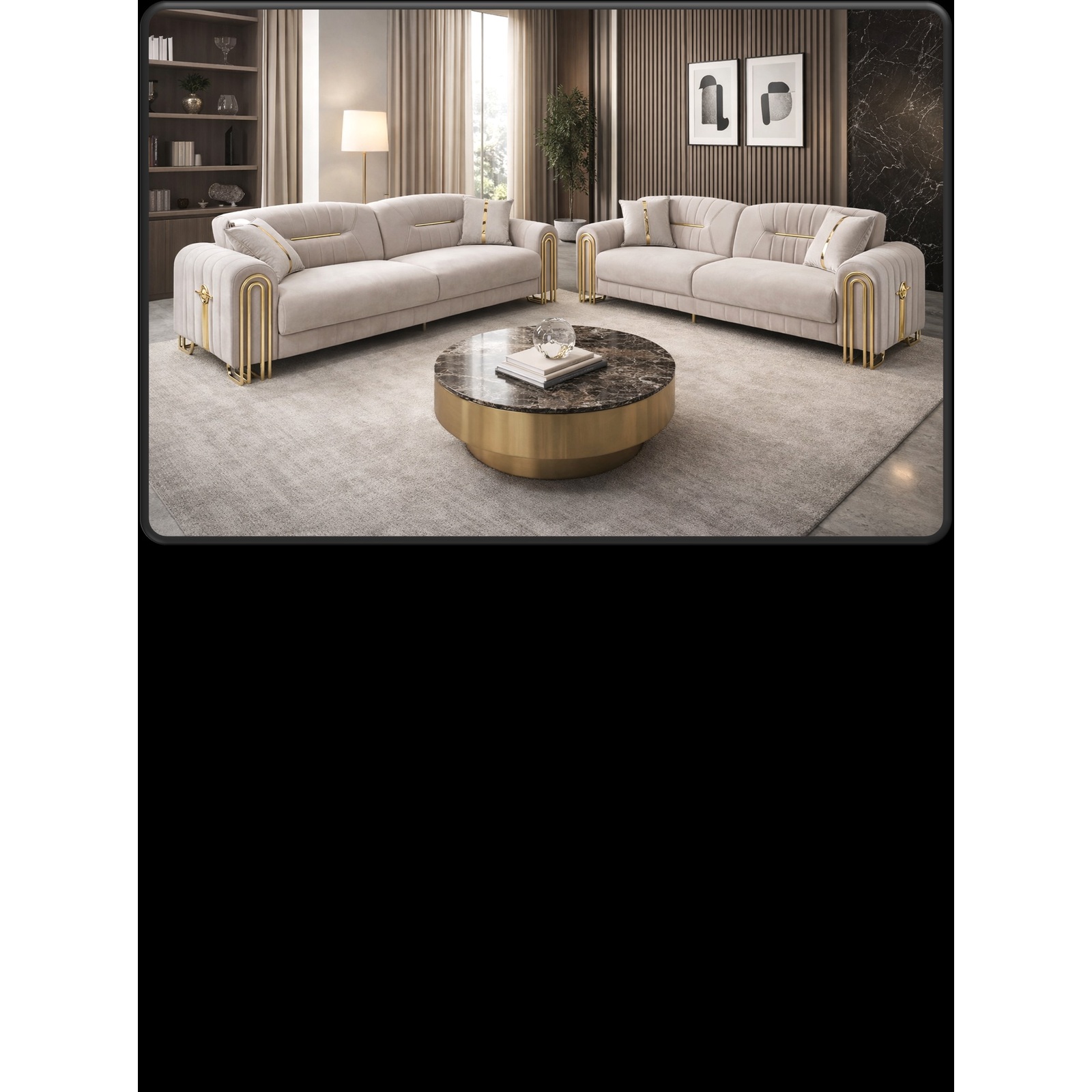 Milano Sofa Collection – Cream
