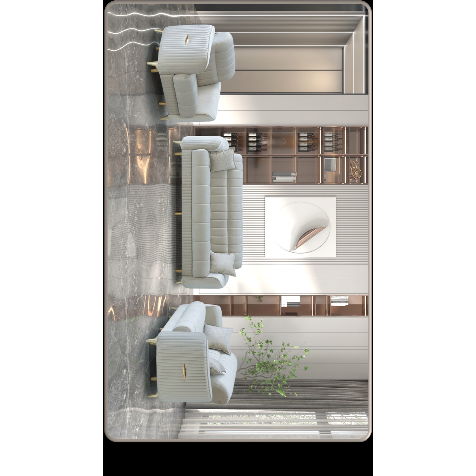 Pera BF Sofa Collection – Grey