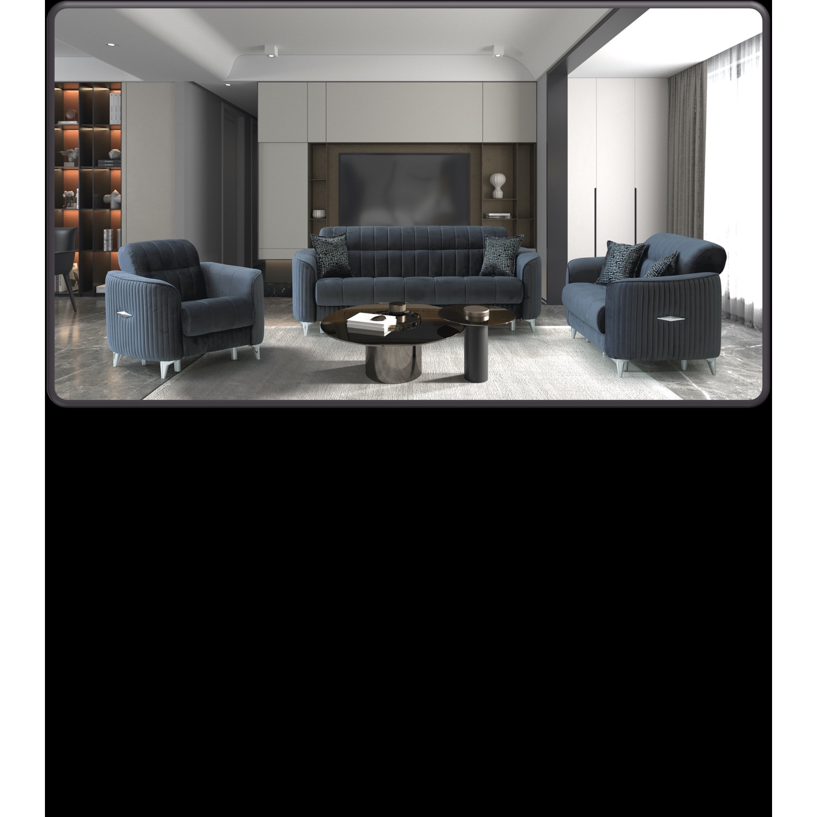 Pera Casalux Sofa Collection – Grey