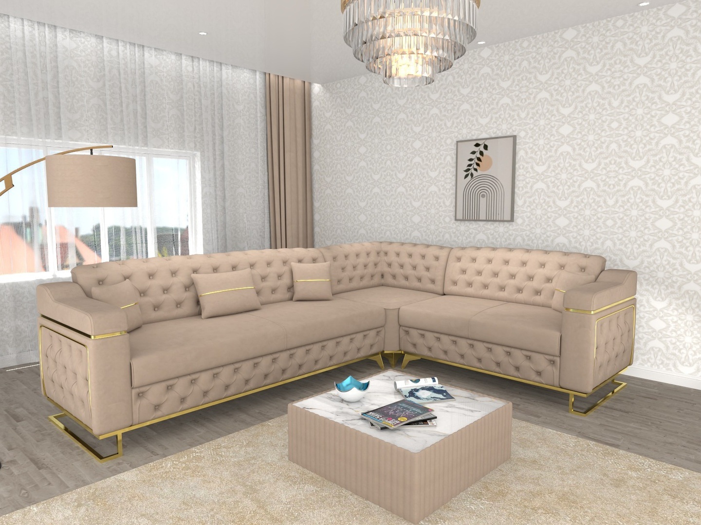 Ruby Corner Sofa Bed