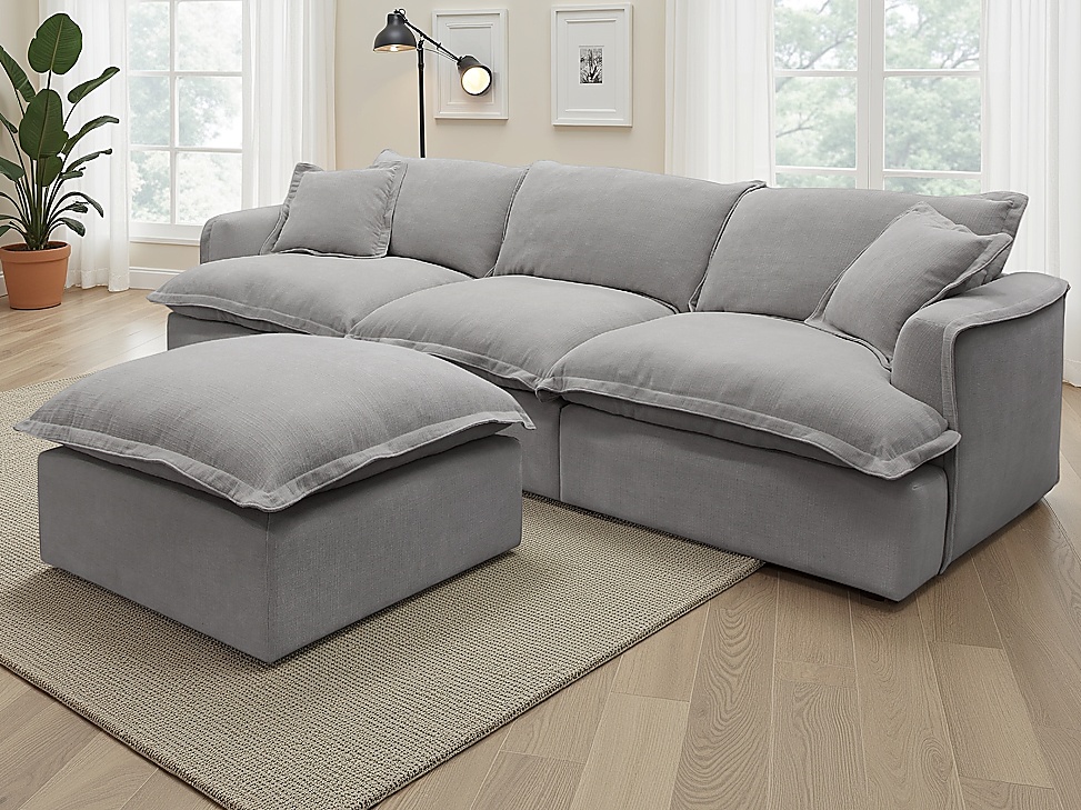 Santa Barbara + Footstool Sofa