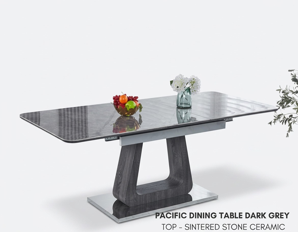 Pacific Dining Table Dark Grey