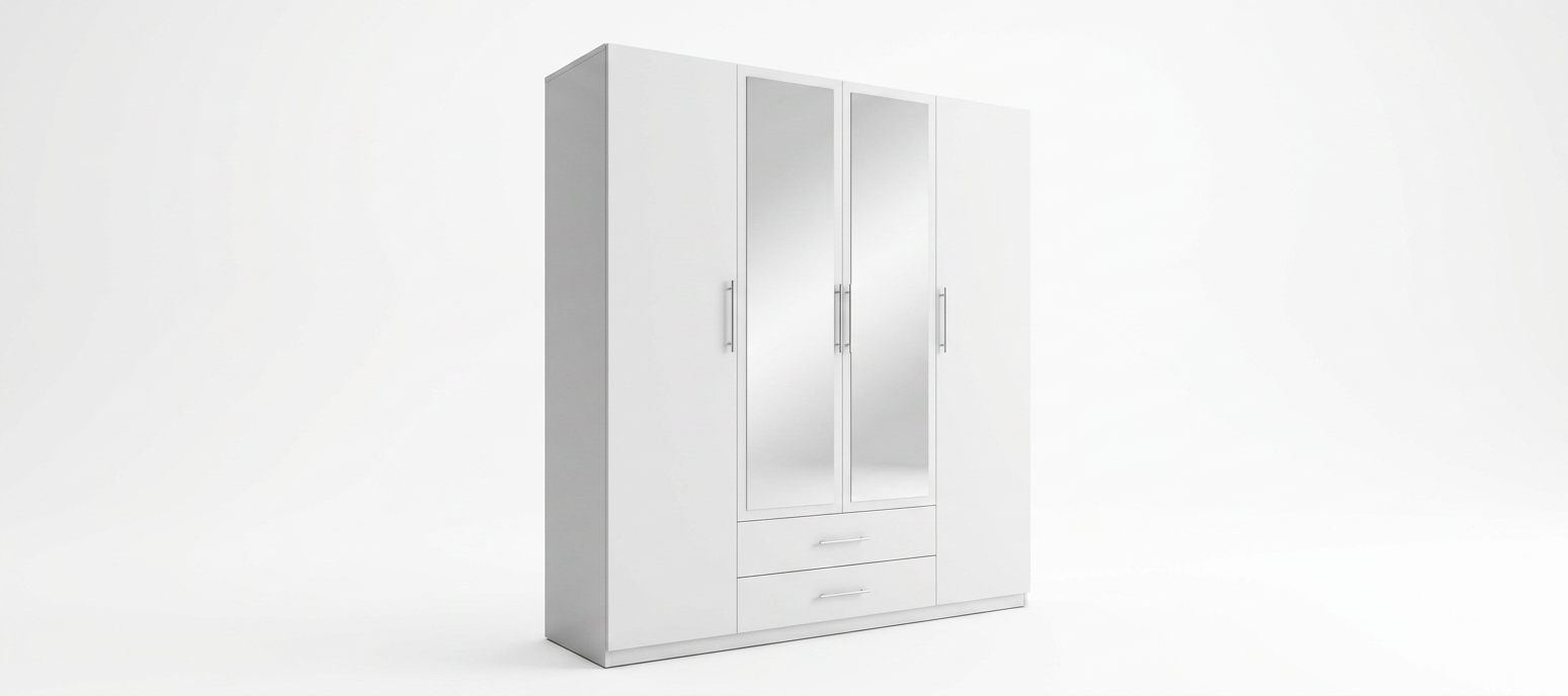 London Wardrobe 4 Door