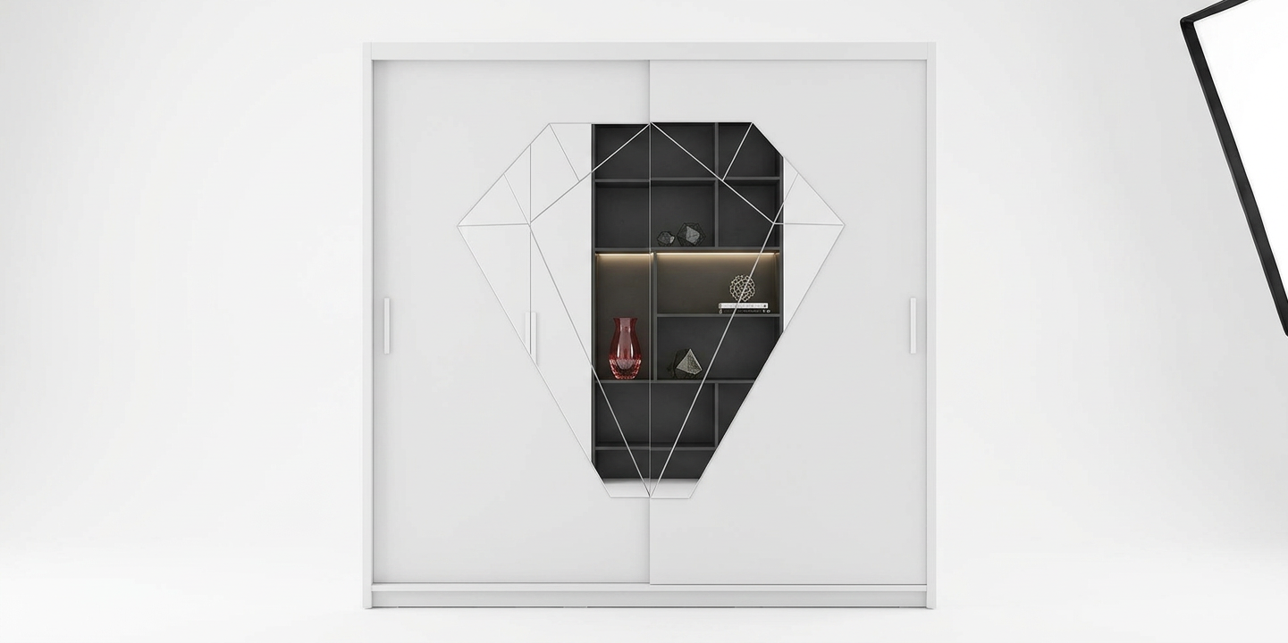 Diamond Wardrobe 2 Door
