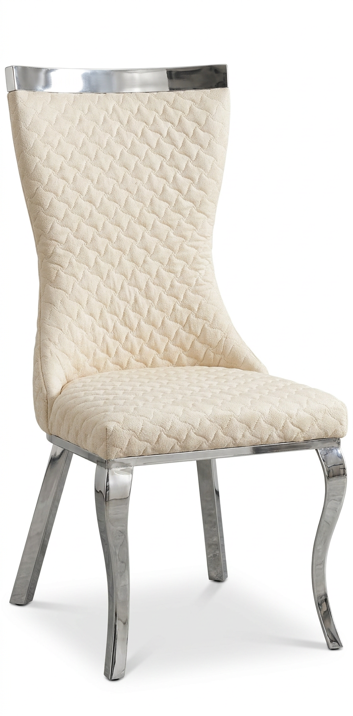 Quilted Velvet Dining Chair
