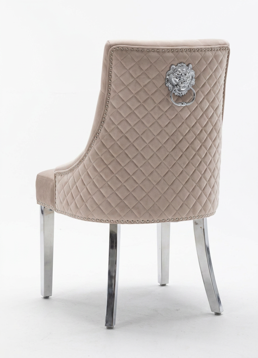 Lion Knocker Dining Chair