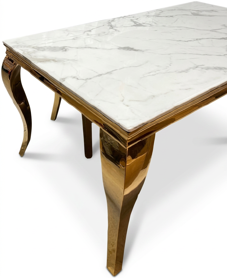 Marble Gold Dining Table