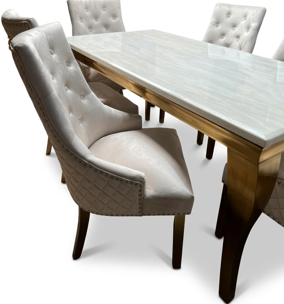 Tufted Velvet Dining Chair