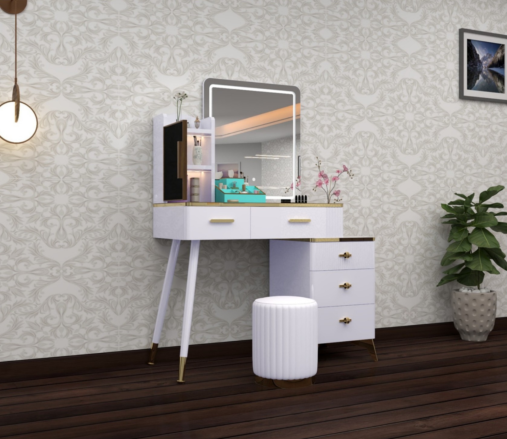 Alice LED Dressing Table