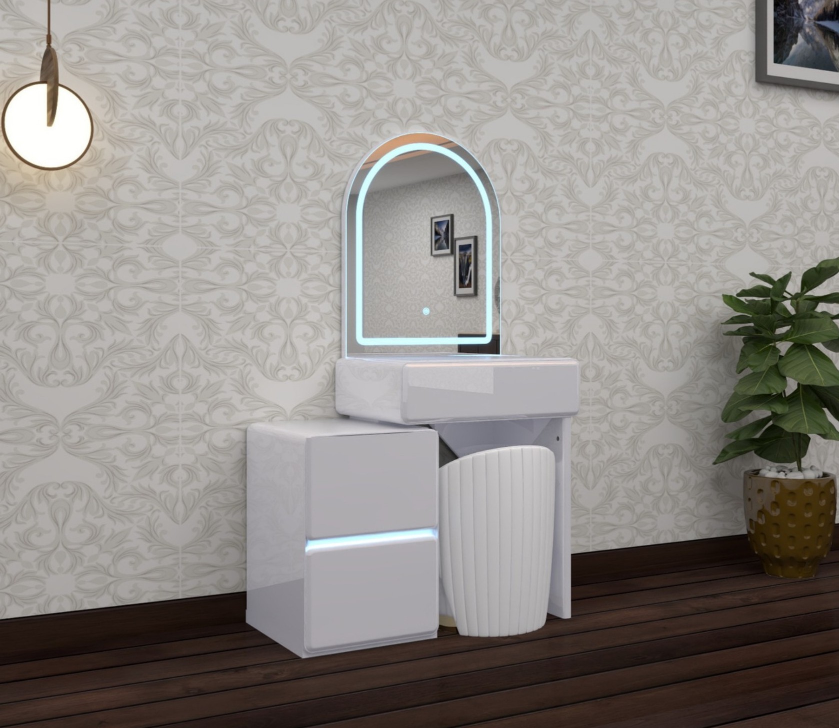 Aviva LED Dressing Table
