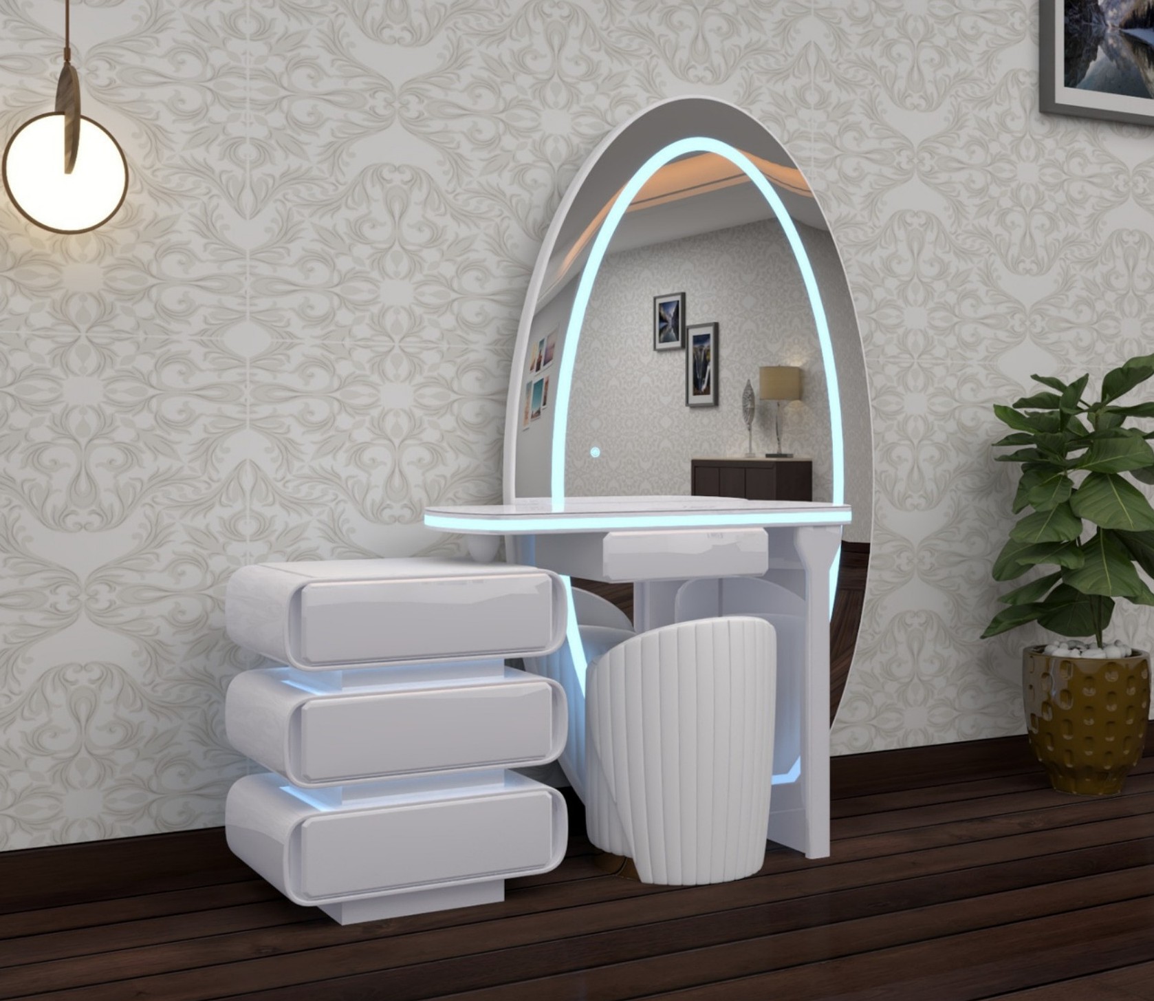Lumi LED Dressing Table