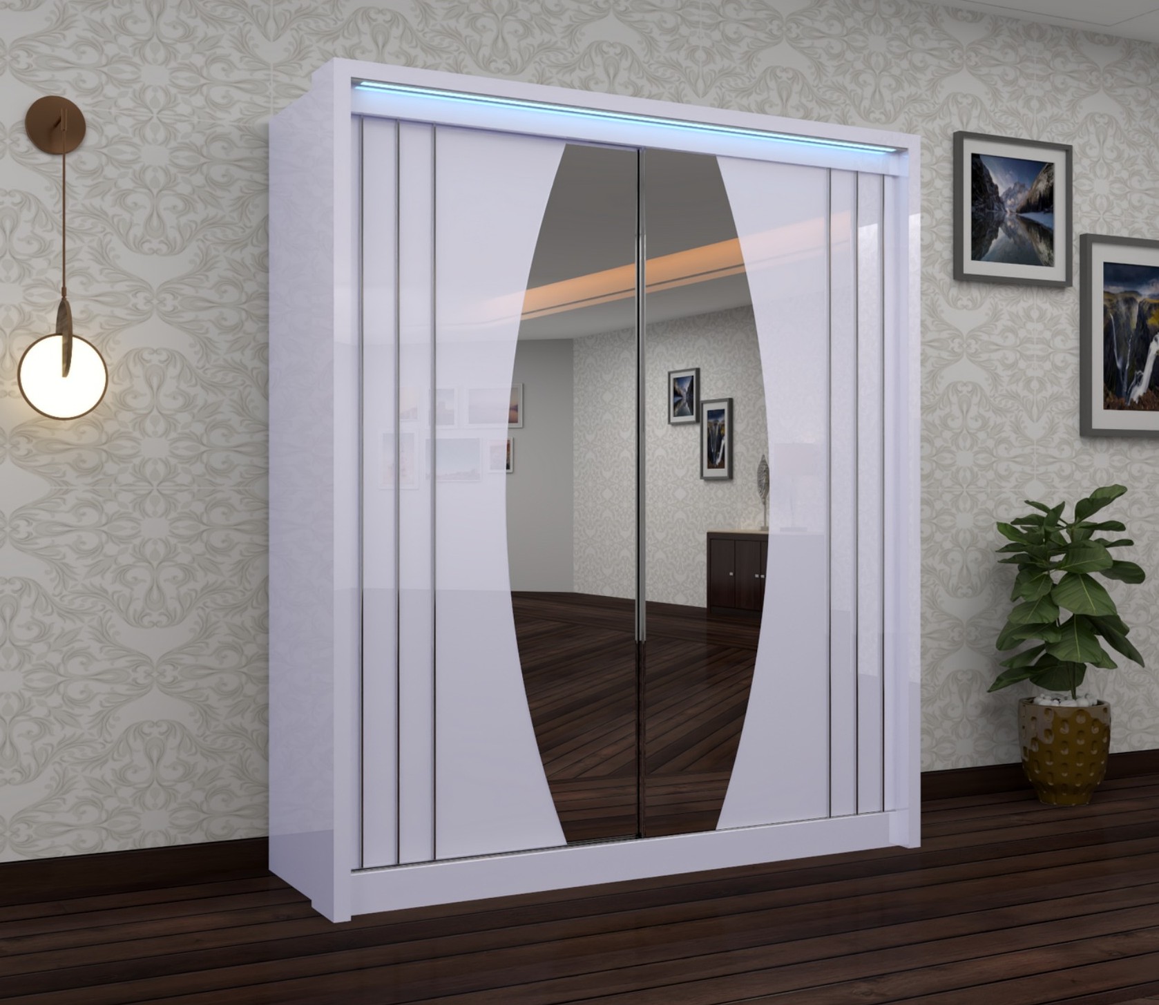 Milan 185cm & 204cm Sliding Wardrobe