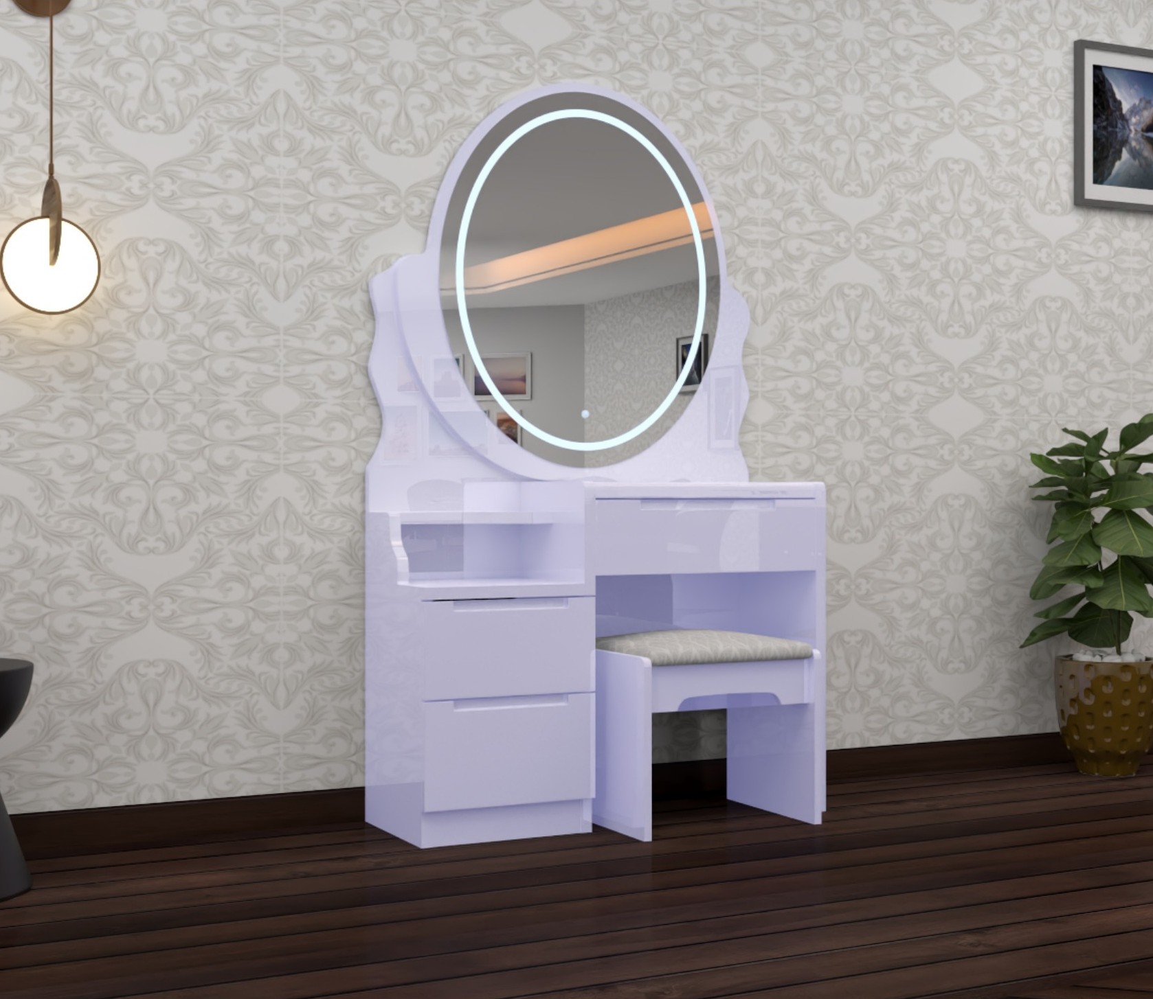 Naomi LED Dressing Table
