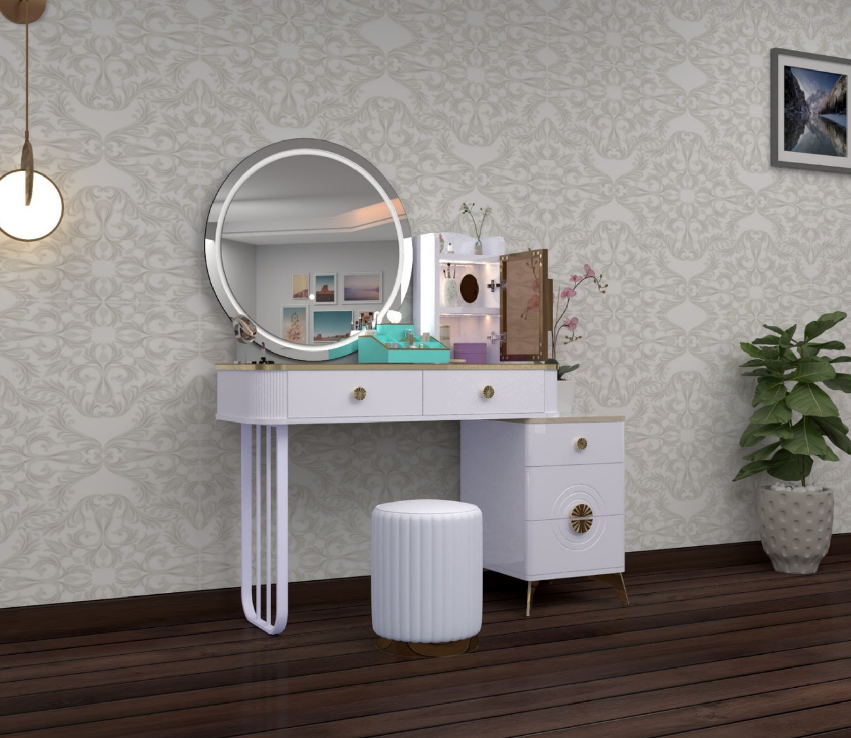 Viola LED Dressing Table