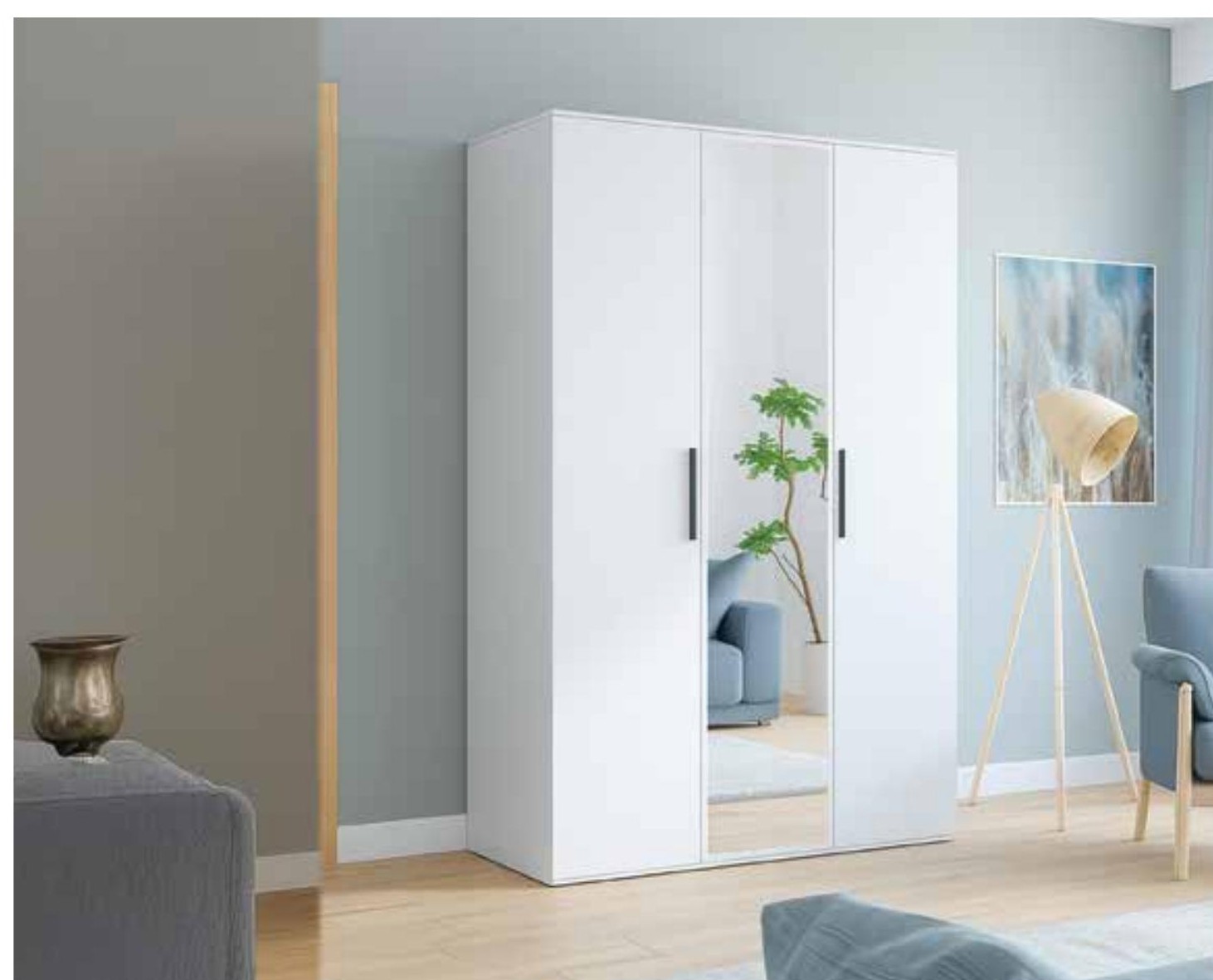 Bobby Wardrobe 3 Door