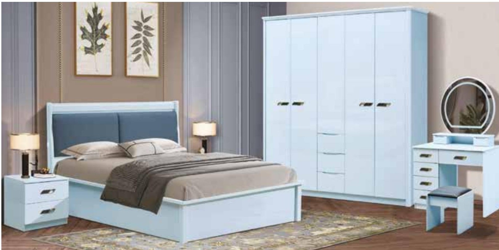 RUGBY FULL BEDROOM SET