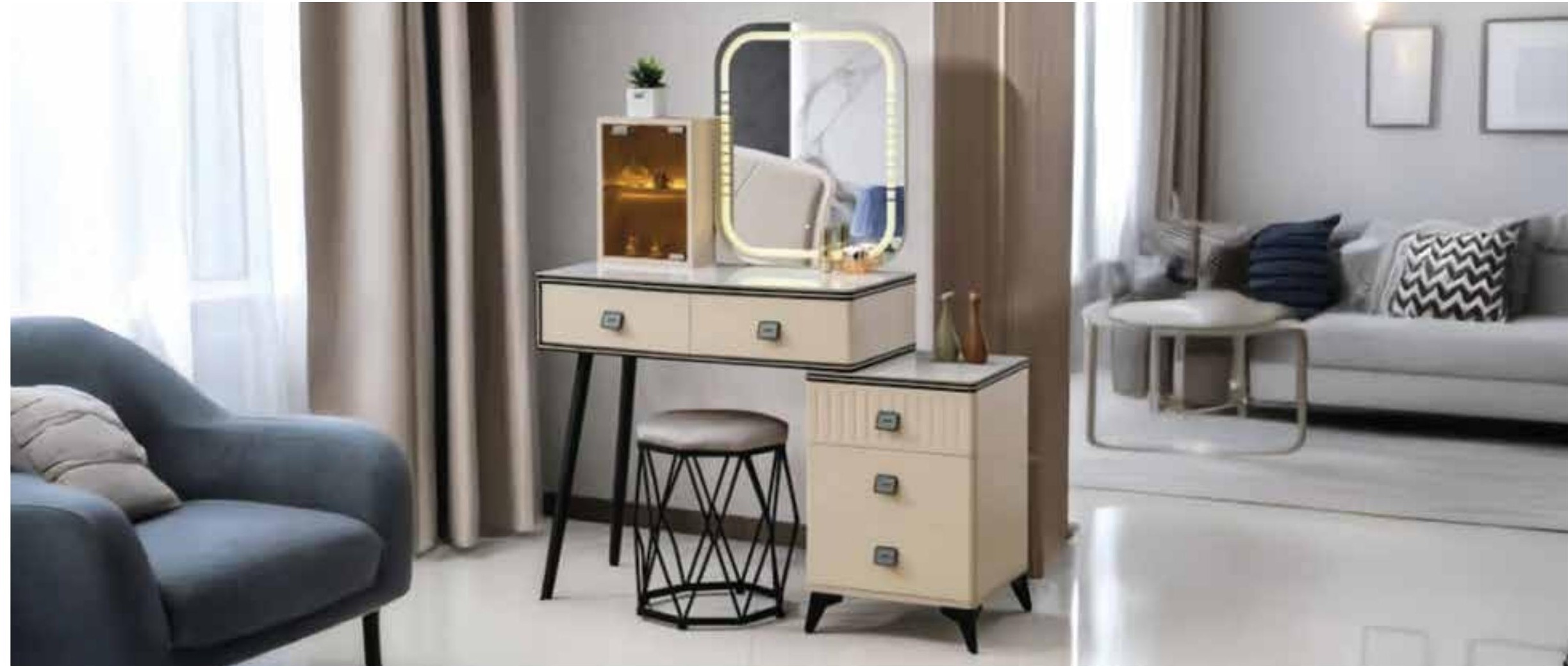 LX-1 & LX-2 Dressing Table