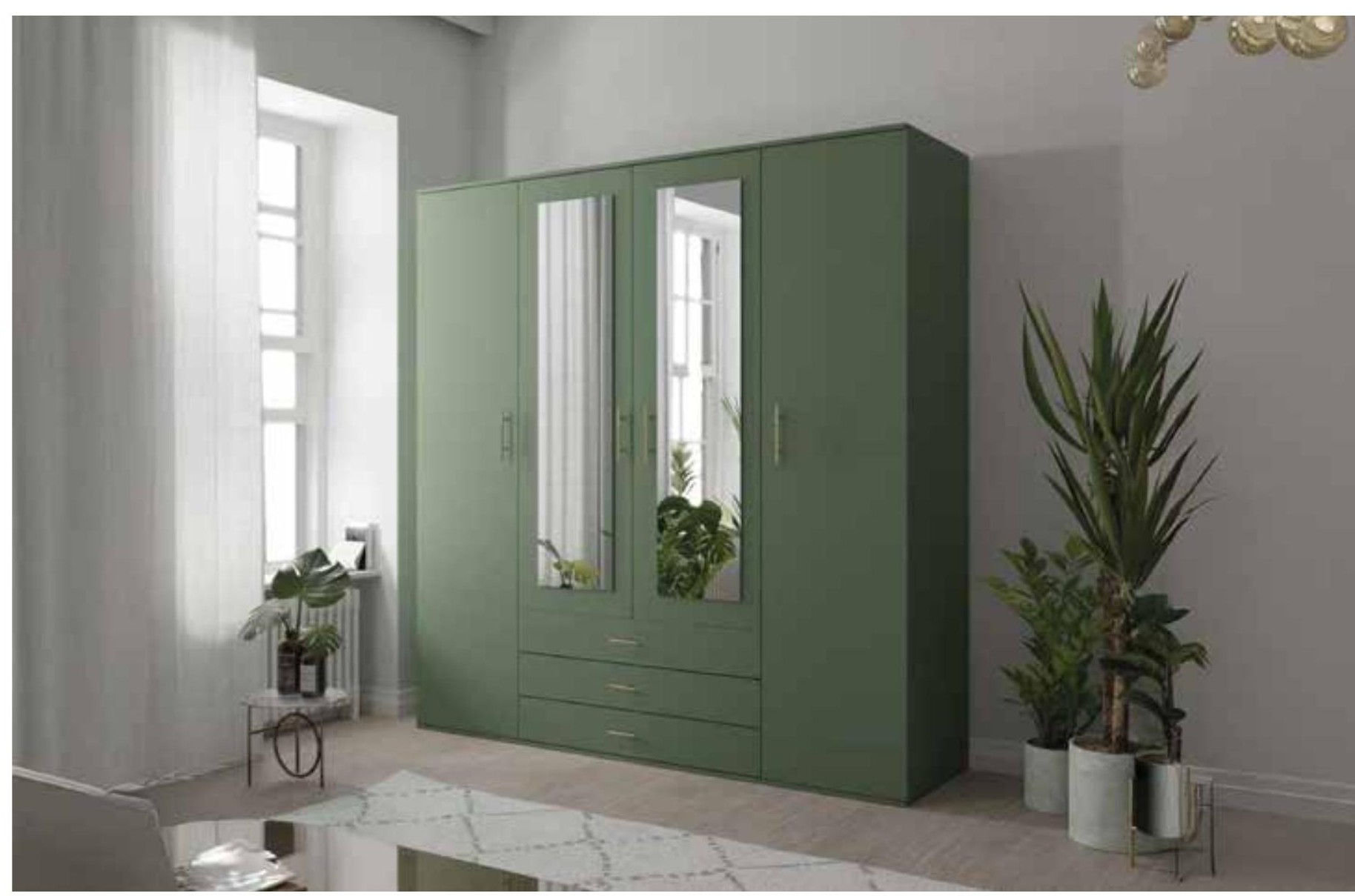 Olaf Wardrobe 3 & 4 Door