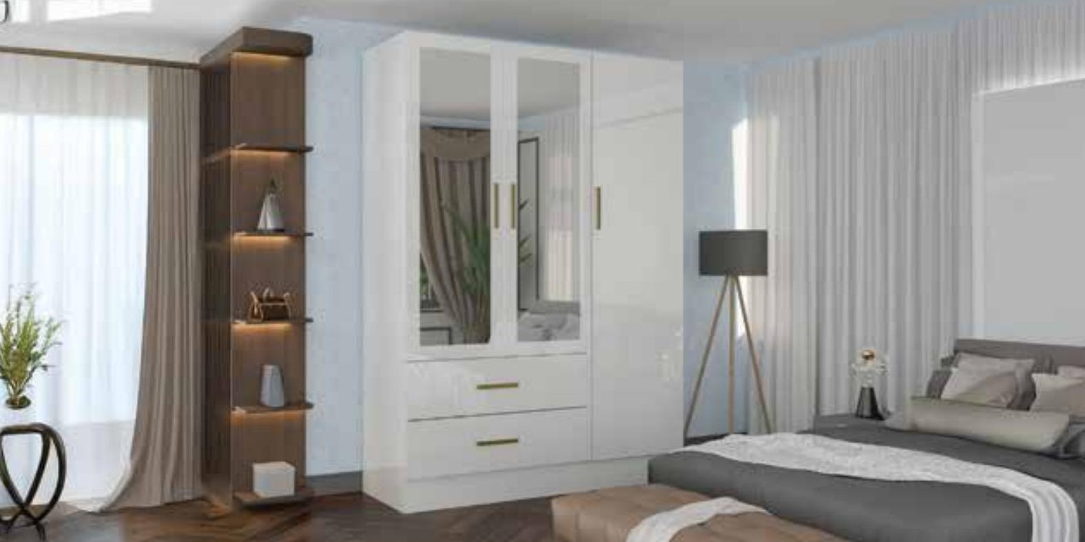 XD2 Wardrobe 3 Door